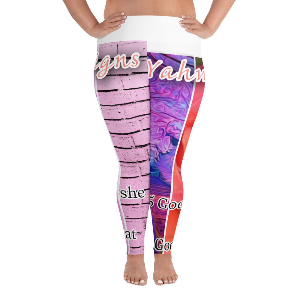 YD+All-Over Print Plus Size Leggings