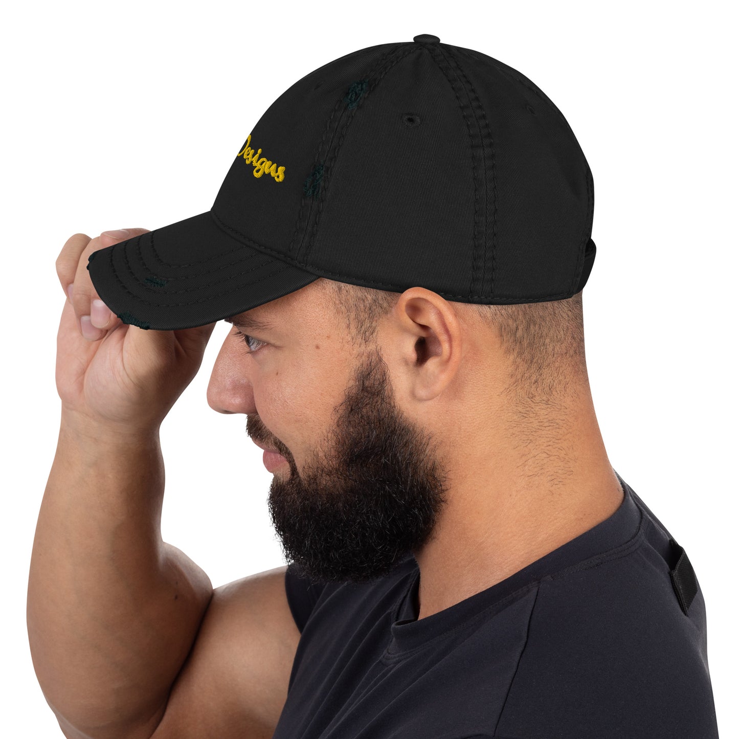 YDxDistressed Dad Hat