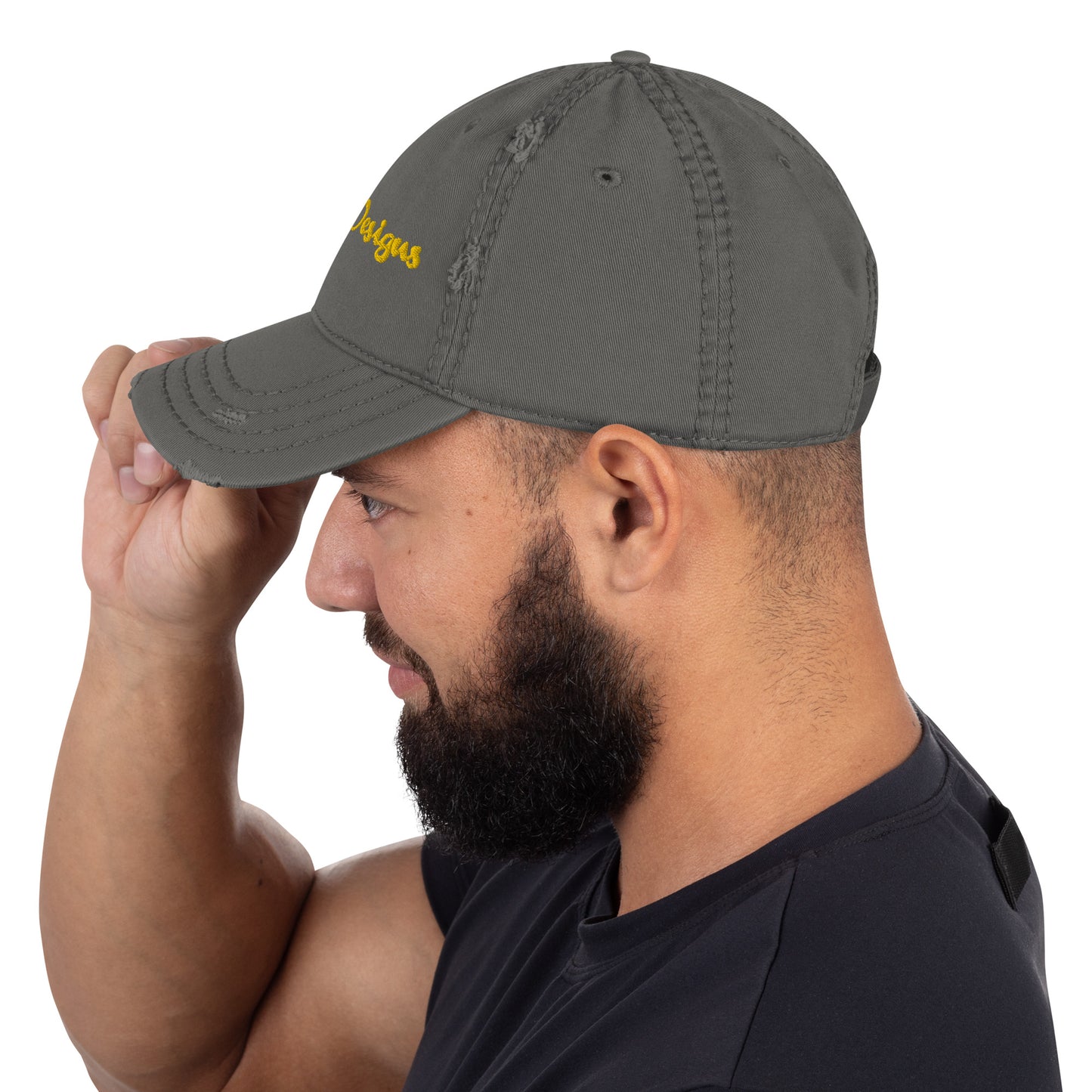 YDxDistressed Dad Hat