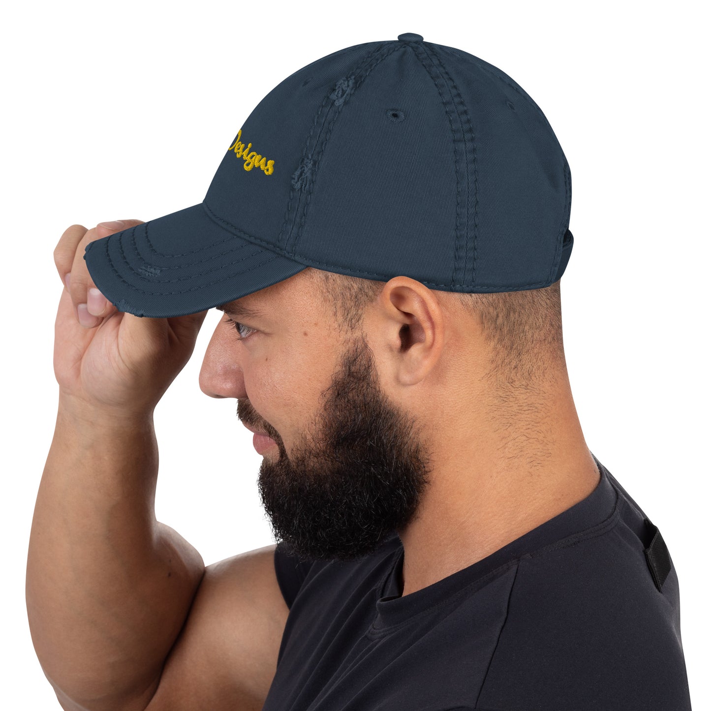 YDxDistressed Dad Hat