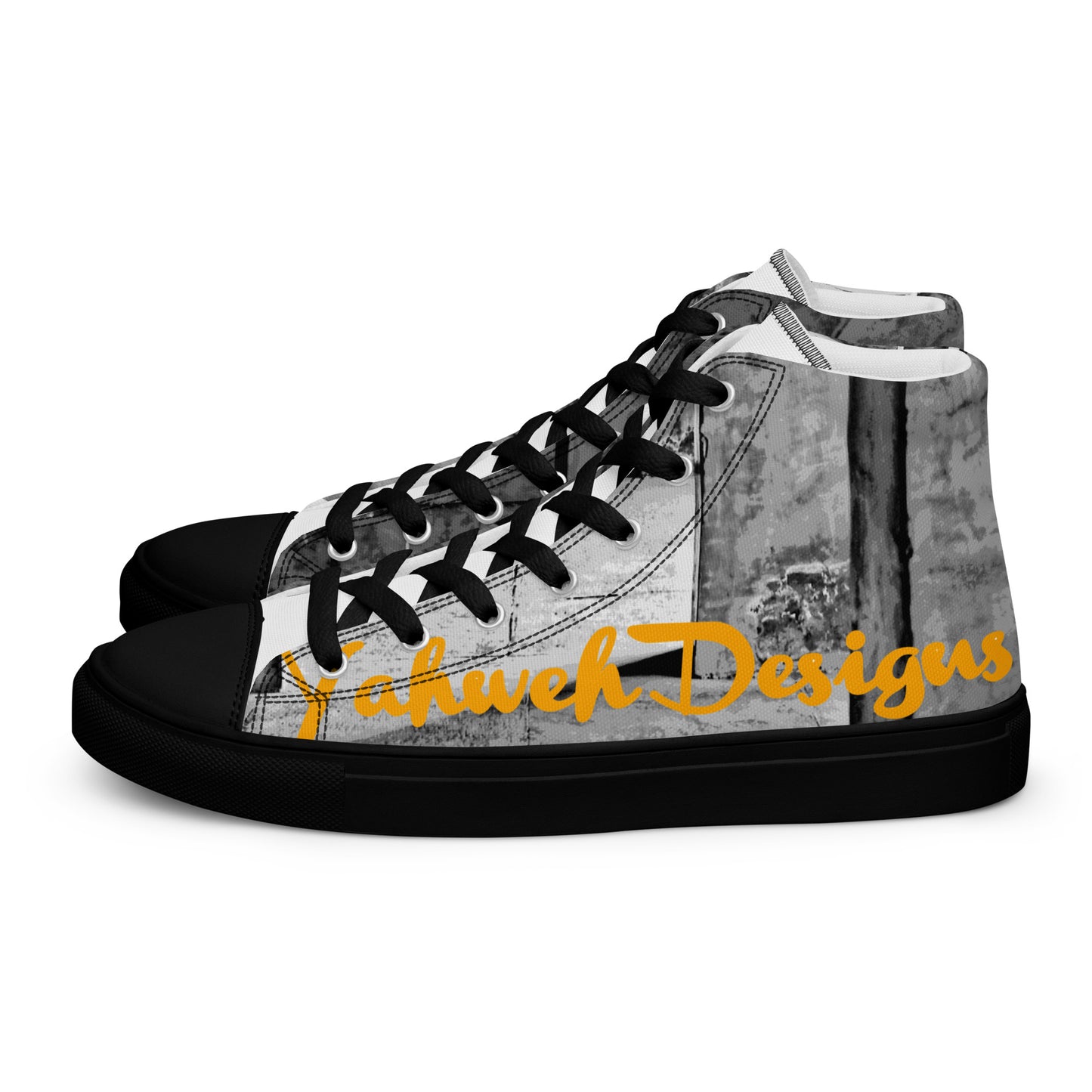 YD+Men’s high top canvas shoes