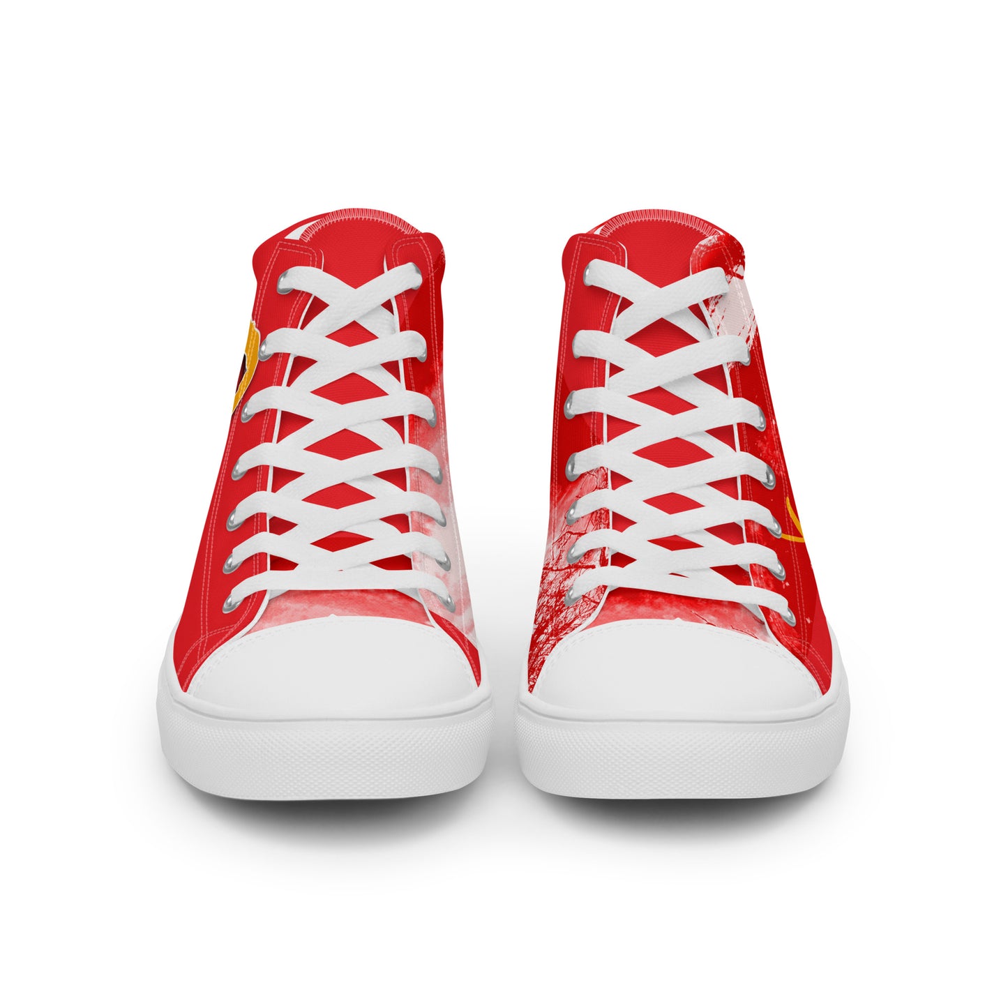 Men’s high top canvas shoes