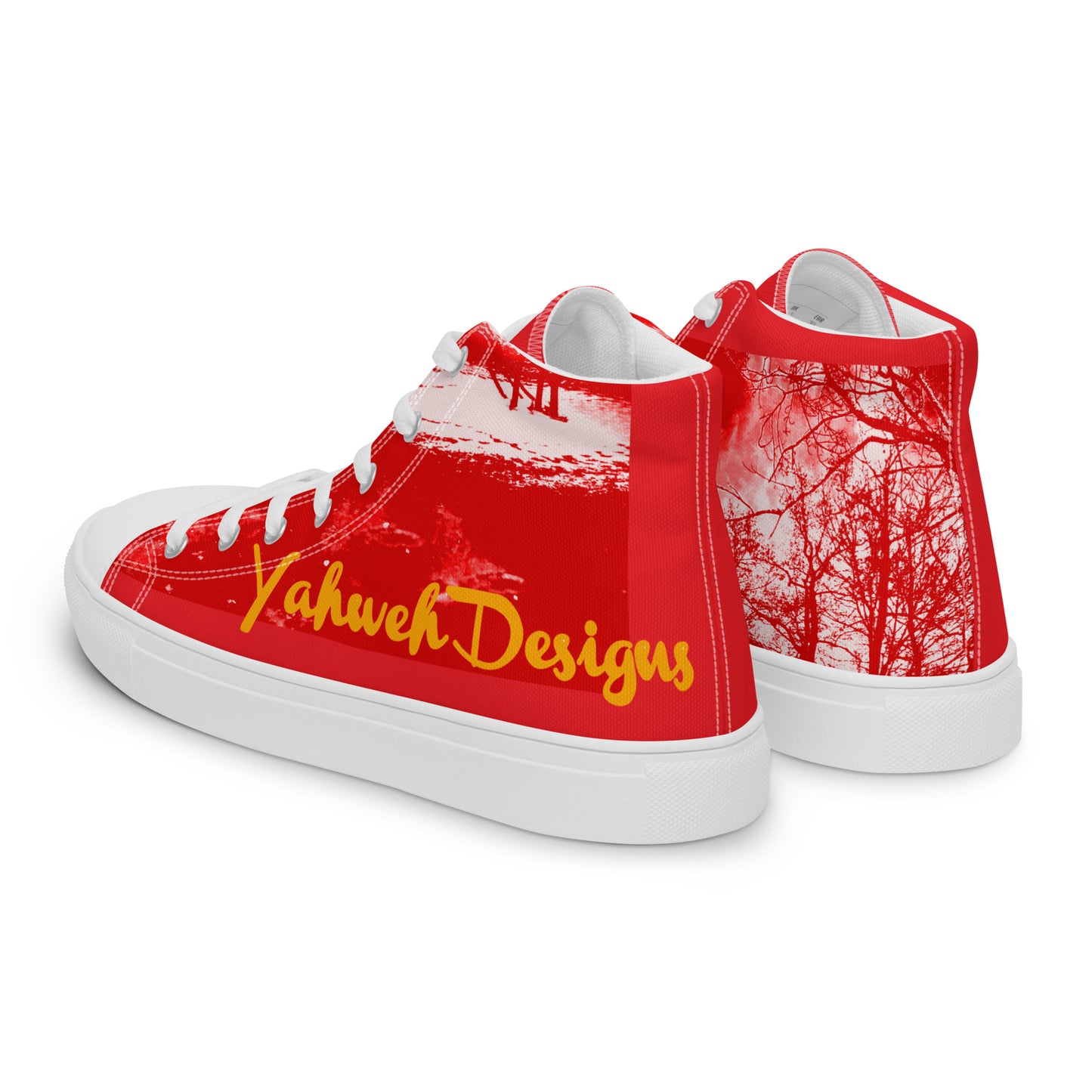 Men’s high top canvas shoes