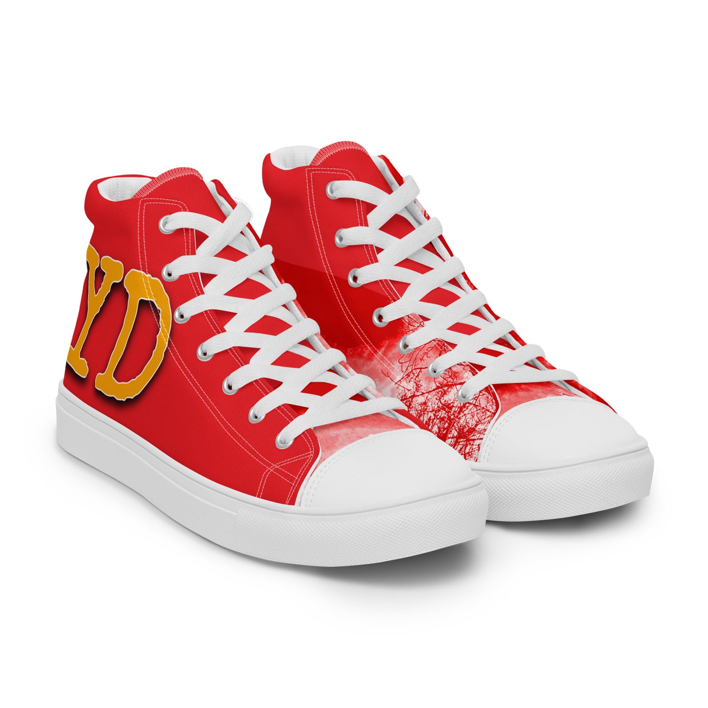 Men’s high top canvas shoes