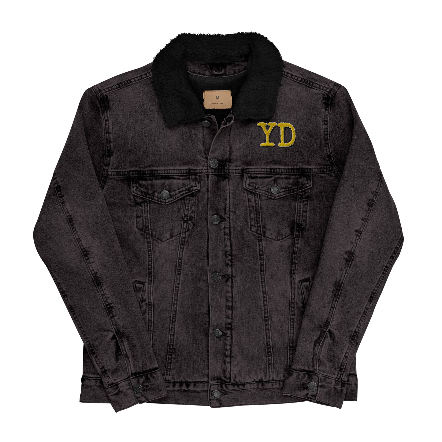 YD+Unisex denim sherpa jacket