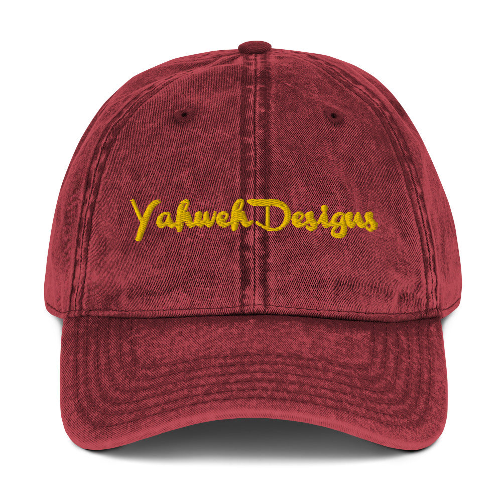 YDxVintage Cotton Twill Cap