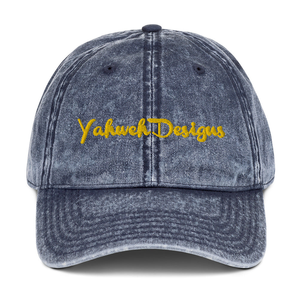 YDxVintage Cotton Twill Cap