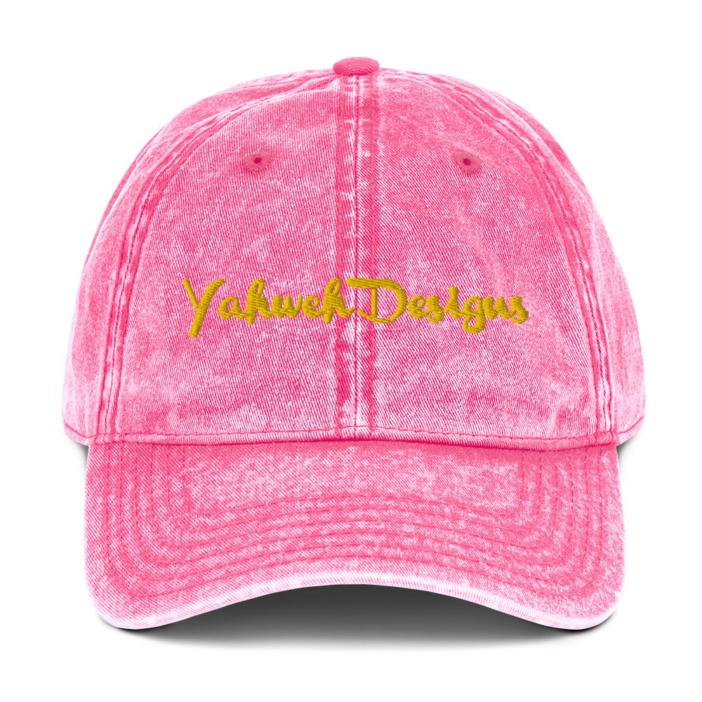 YDxVintage Cotton Twill Cap